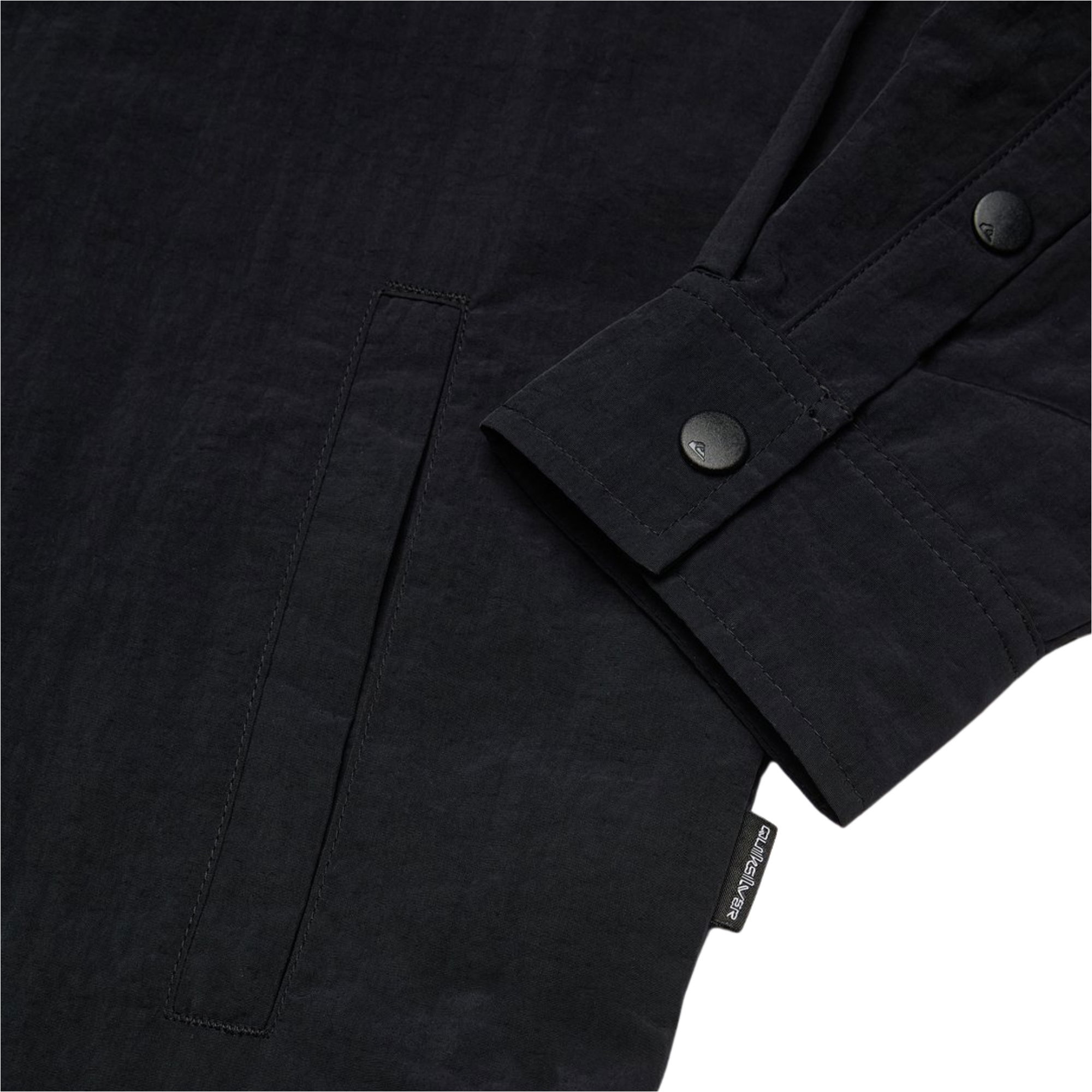 2026 Quiksilver Mens Venture Insulated Overshirt EQYJK04235 - Black